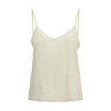Fabiana Filippi Filo Diamante Beige Acetate Blouse