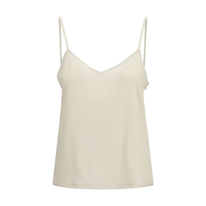 Fabiana Filippi Beige Acetate Blouse