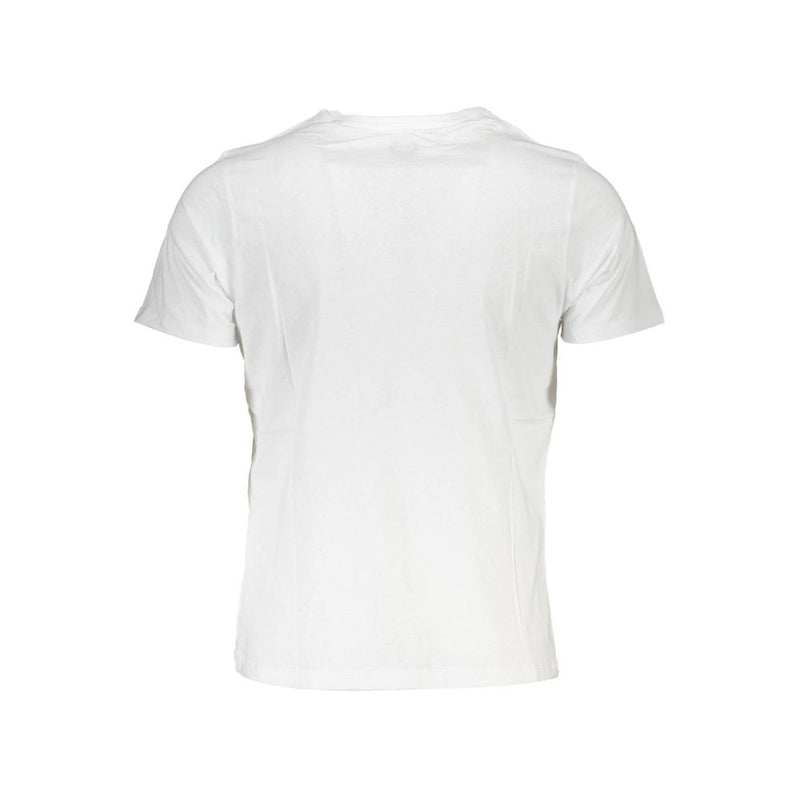 T-Shirt en Coton Blanc Gianmarco Venturi