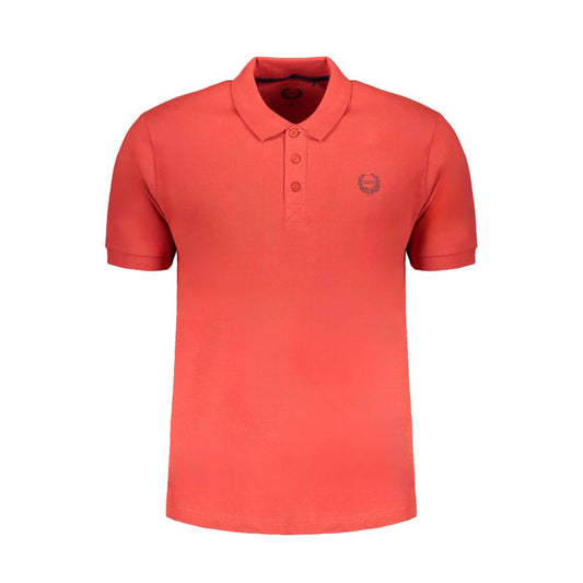 Polo Shirt en Coton Rouge Gianmarco Venturi