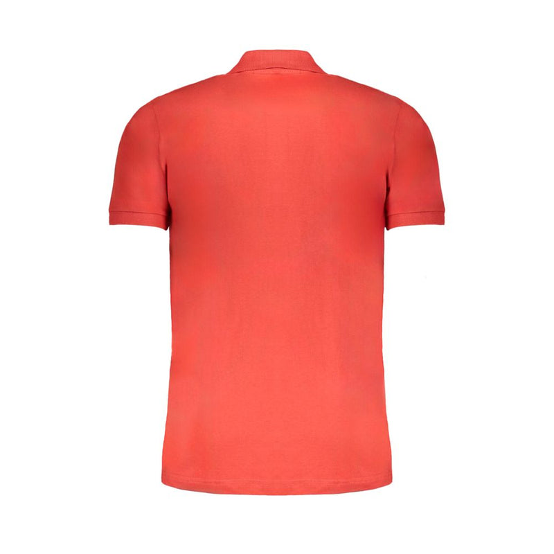 Gianmarco Venturi Rode Poloshirt van Katoen