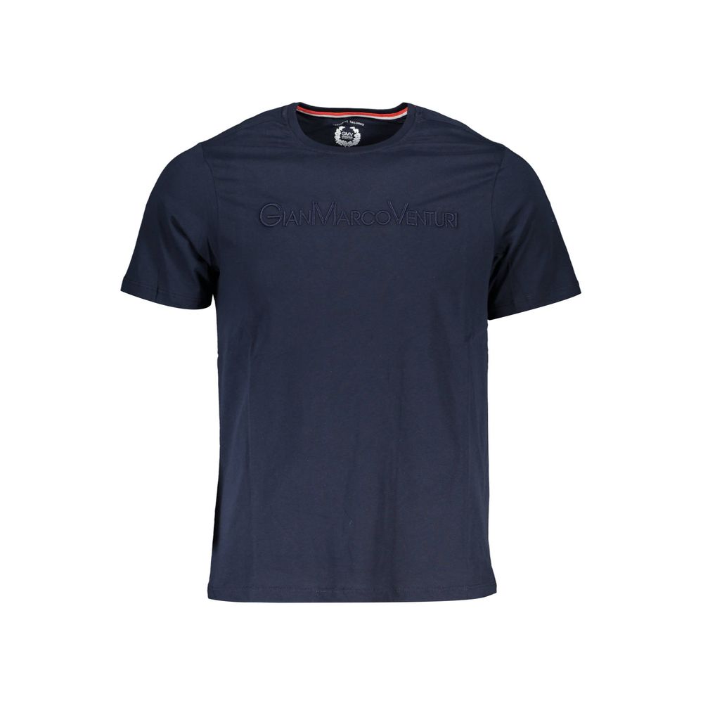 T-Shirt en Coton Bleu Gianmarco Venturi