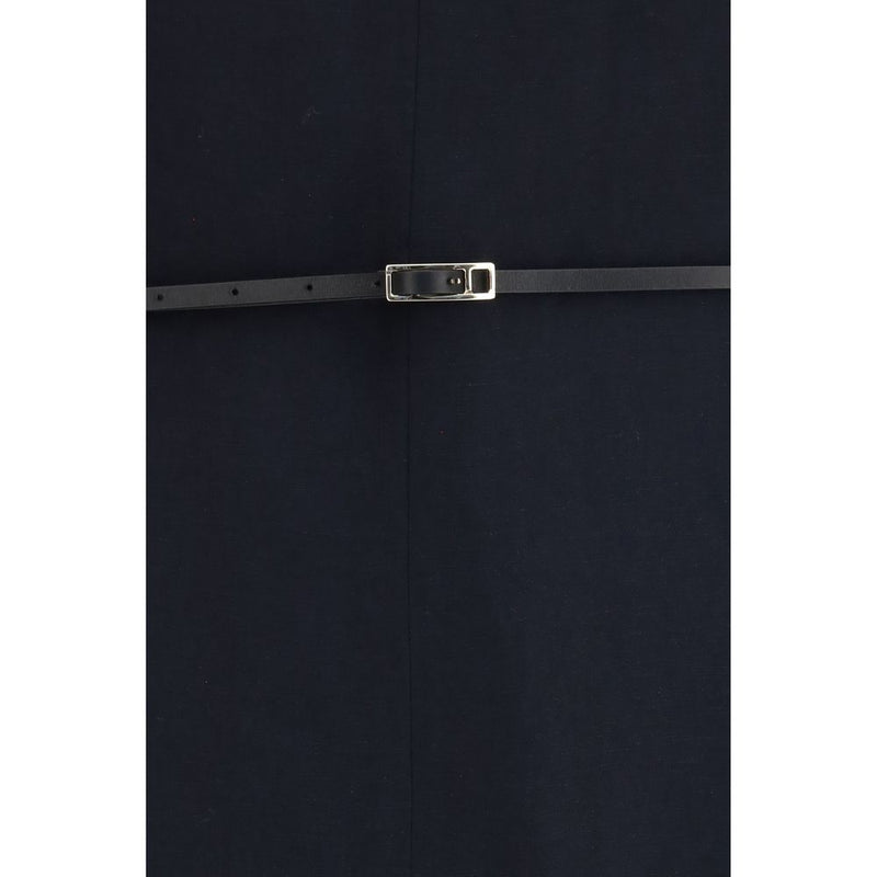 Robe longue en viscose bleue Fabiana Filippi