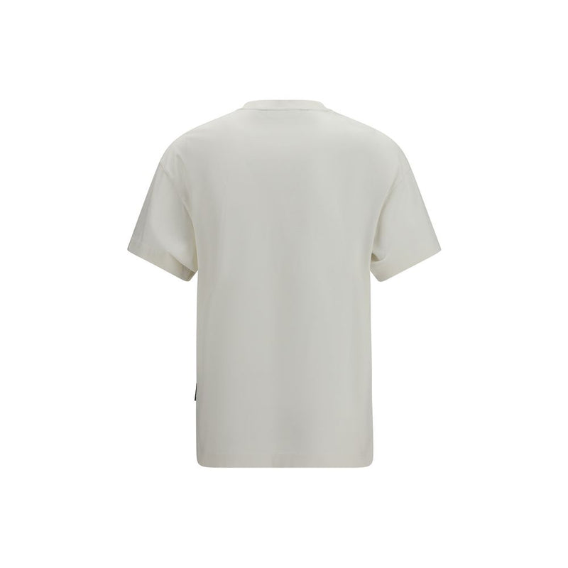 Palm Angels Beige Cotton Bear Print T-Shirt