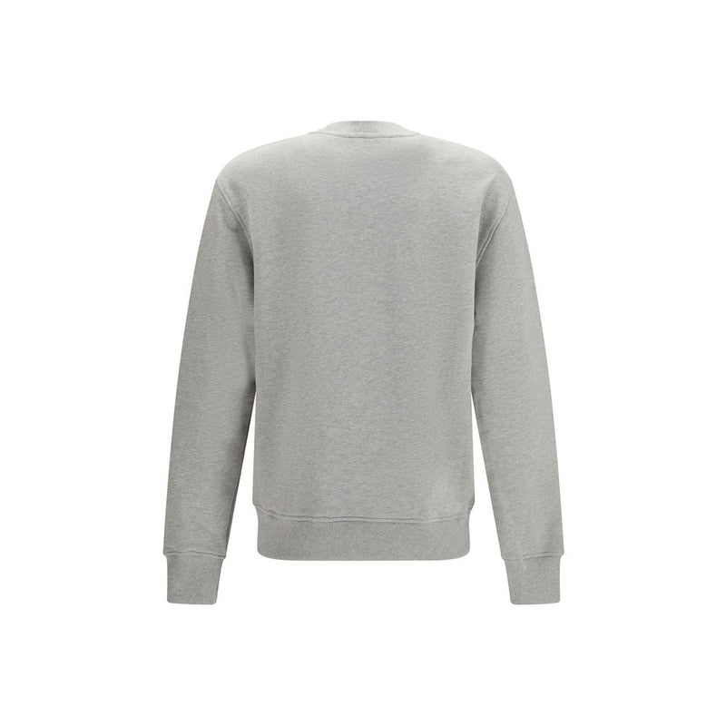 Ami Paris Gray Cotton Sweatshirt - Ami de Coeur Collection