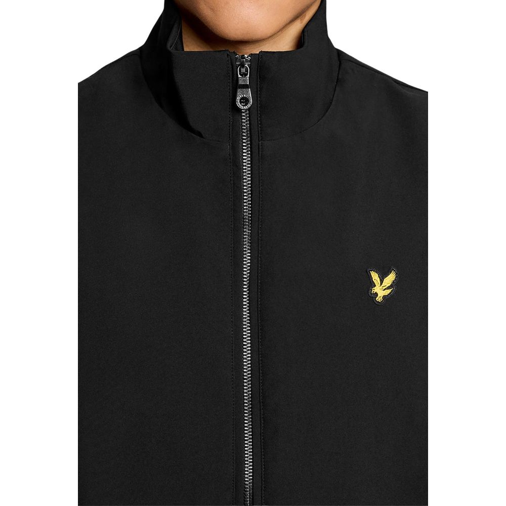 Lyle & Scott Black Polyester Sleeveless Jacket for Men