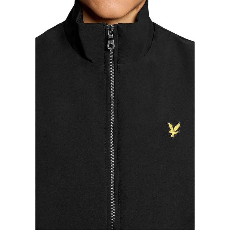 Lyle & Scott Black Polyester Sleeveless Jacket for Men
