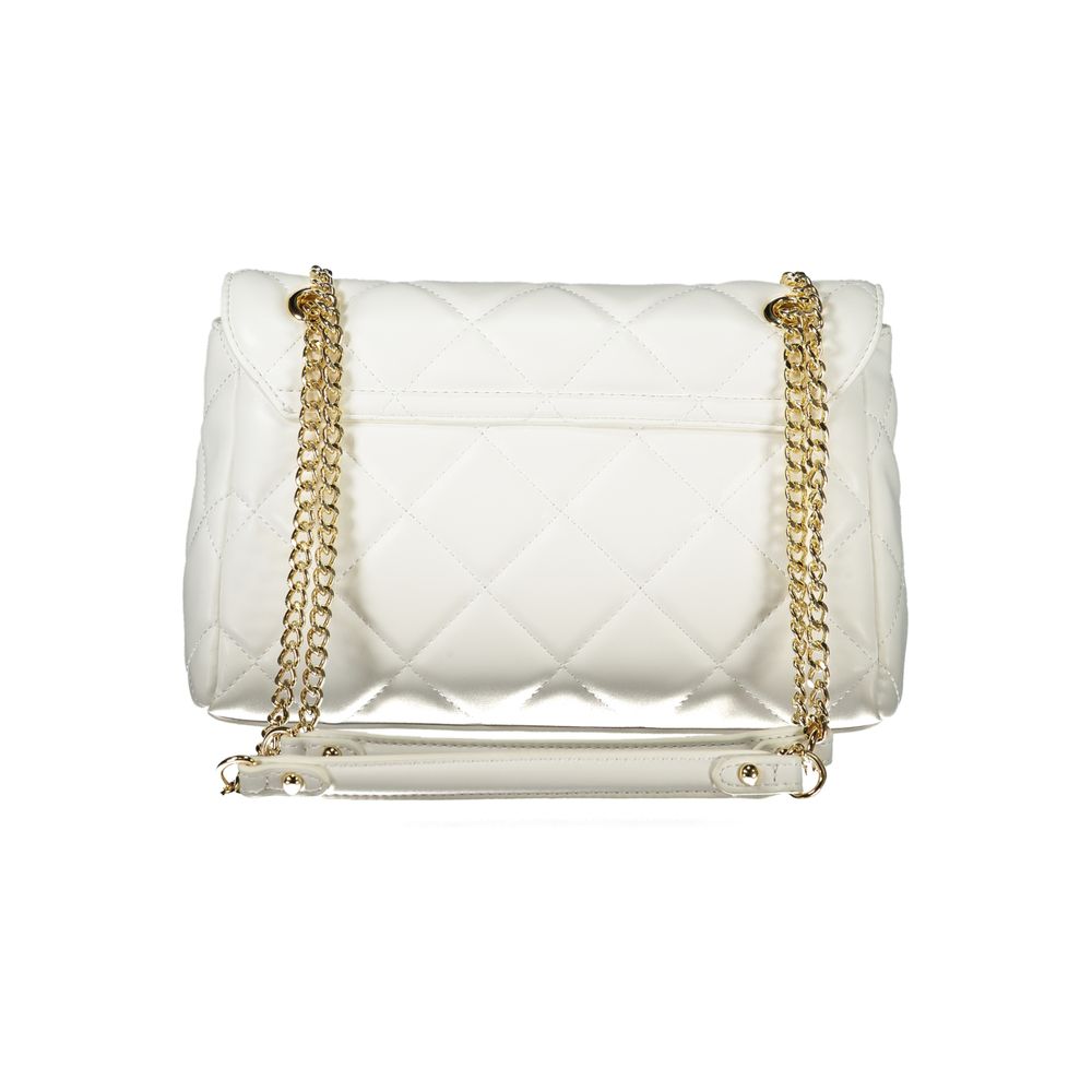 Mario Valentino Bianco Polyurethane Women's Shoulder Bag