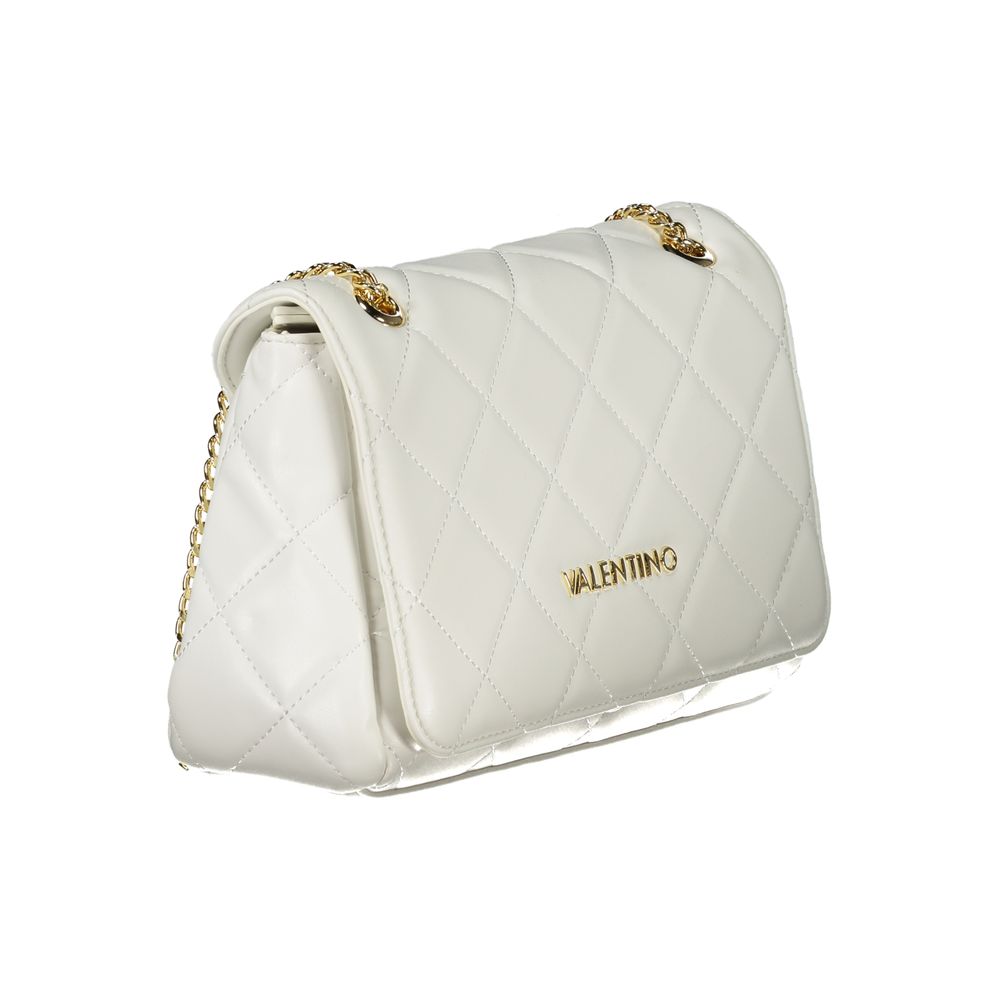 Mario Valentino Bianco Polyurethane Women's Shoulder Bag