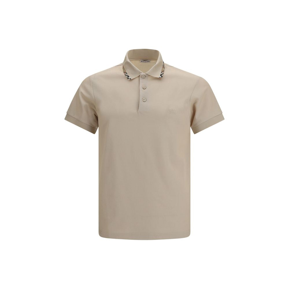Polo Burberry en coton beige