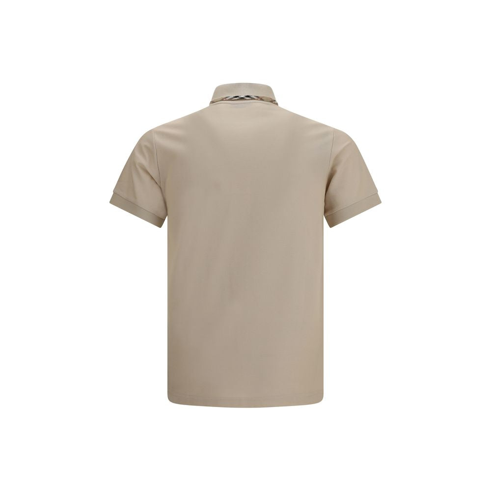 Polo Burberry en coton beige