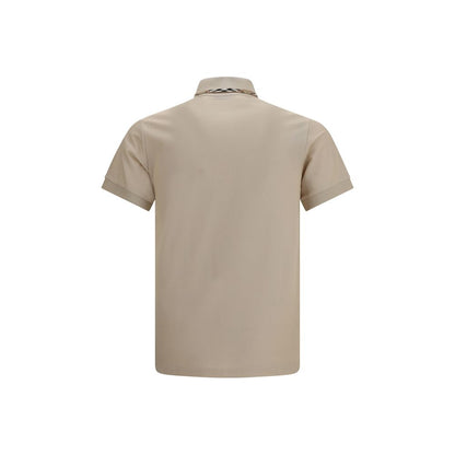 Polo Burberry en coton beige
