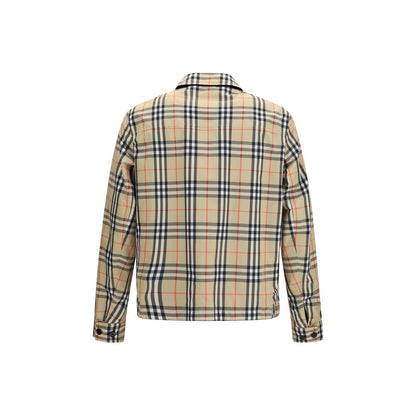 Veste longue Burberry en polyamide noir