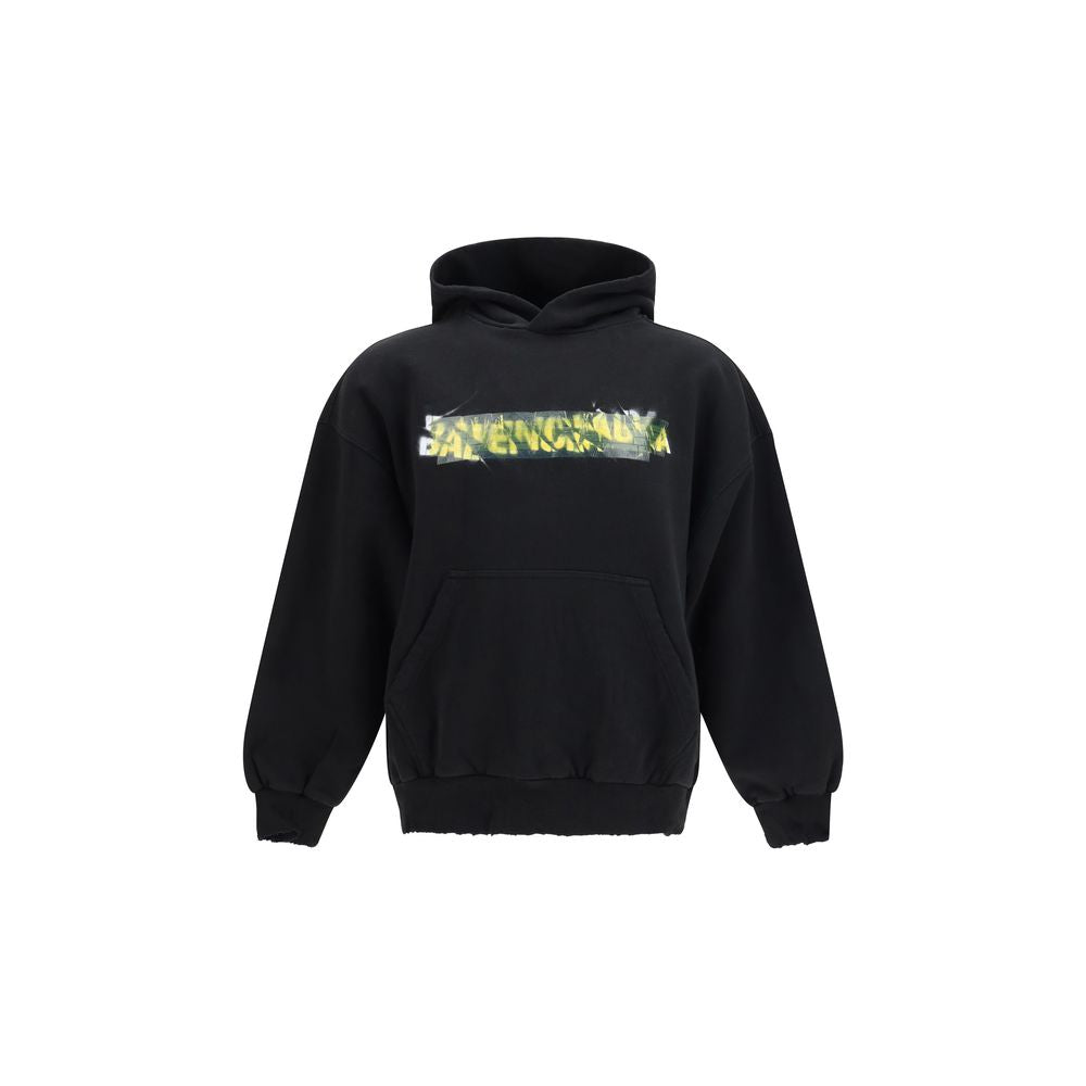 Sweat-shirt Balenciaga en coton noir