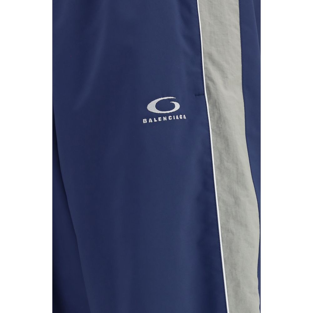 Pantalon de jogging Balenciaga en polyester bleu