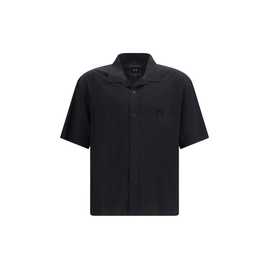 Y-3 Ultralight Black Polyester Shortsleeve Shirt for Men