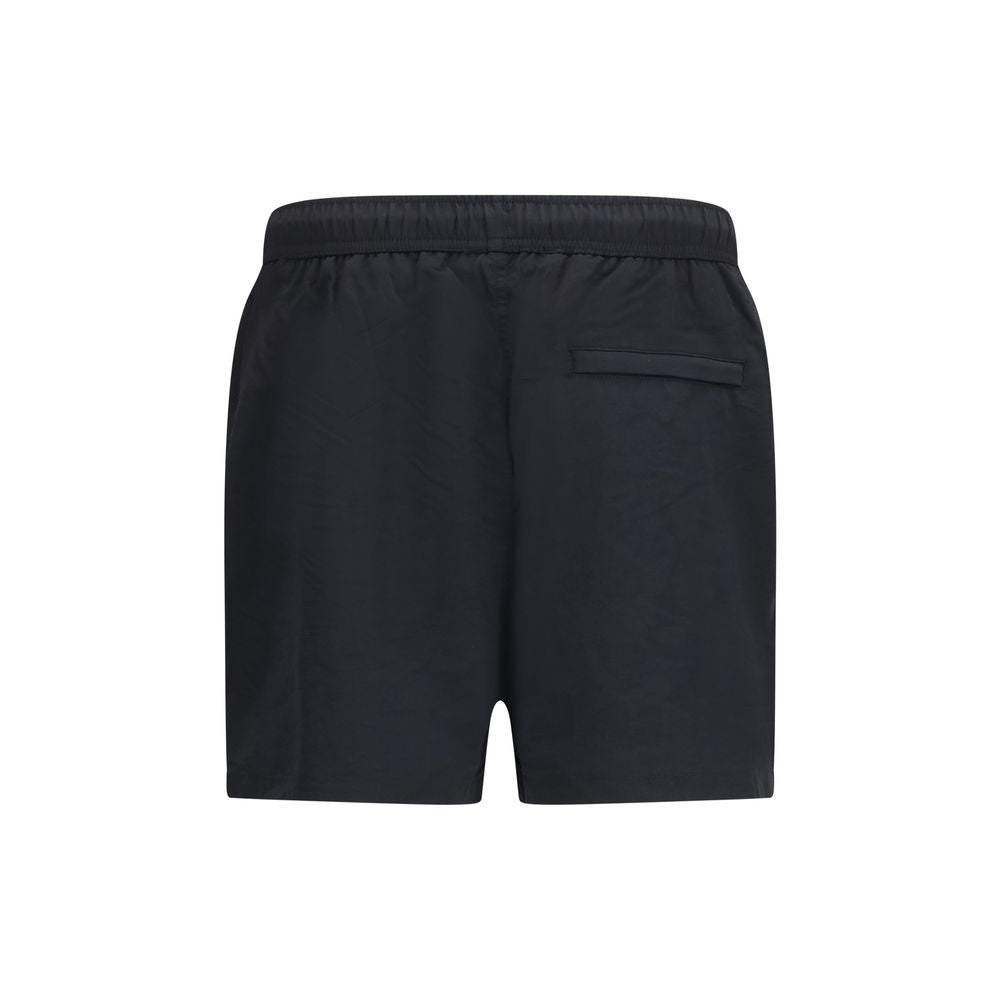 Represent Black Fabric Swim Shorts for Men