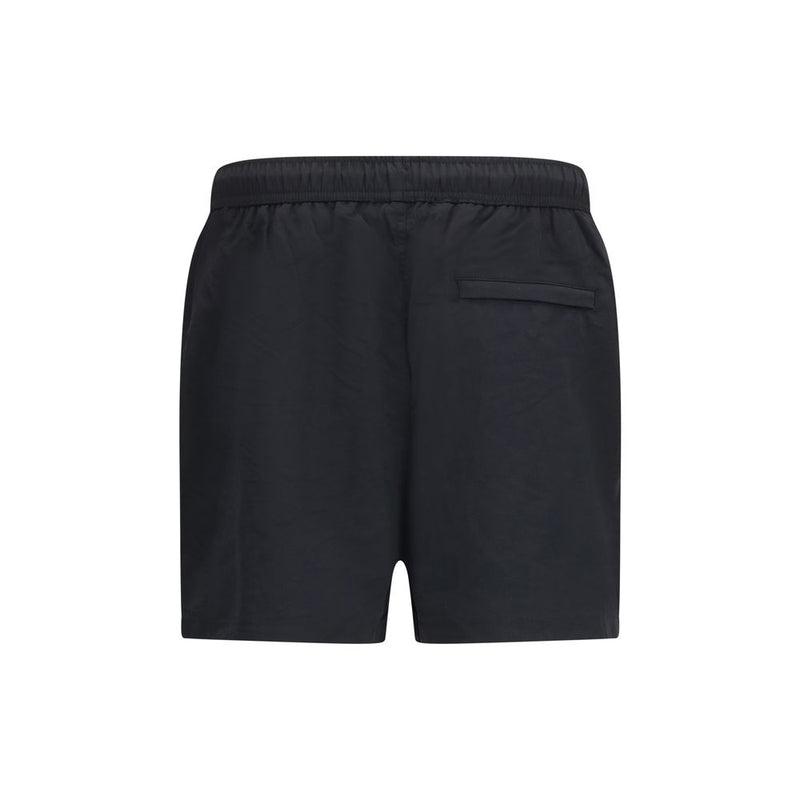 Represent Black Fabric Swim Shorts for Men