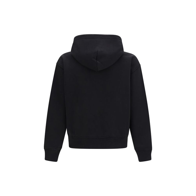 Palm Angels Black Cotton Bear Hoodie - SS26