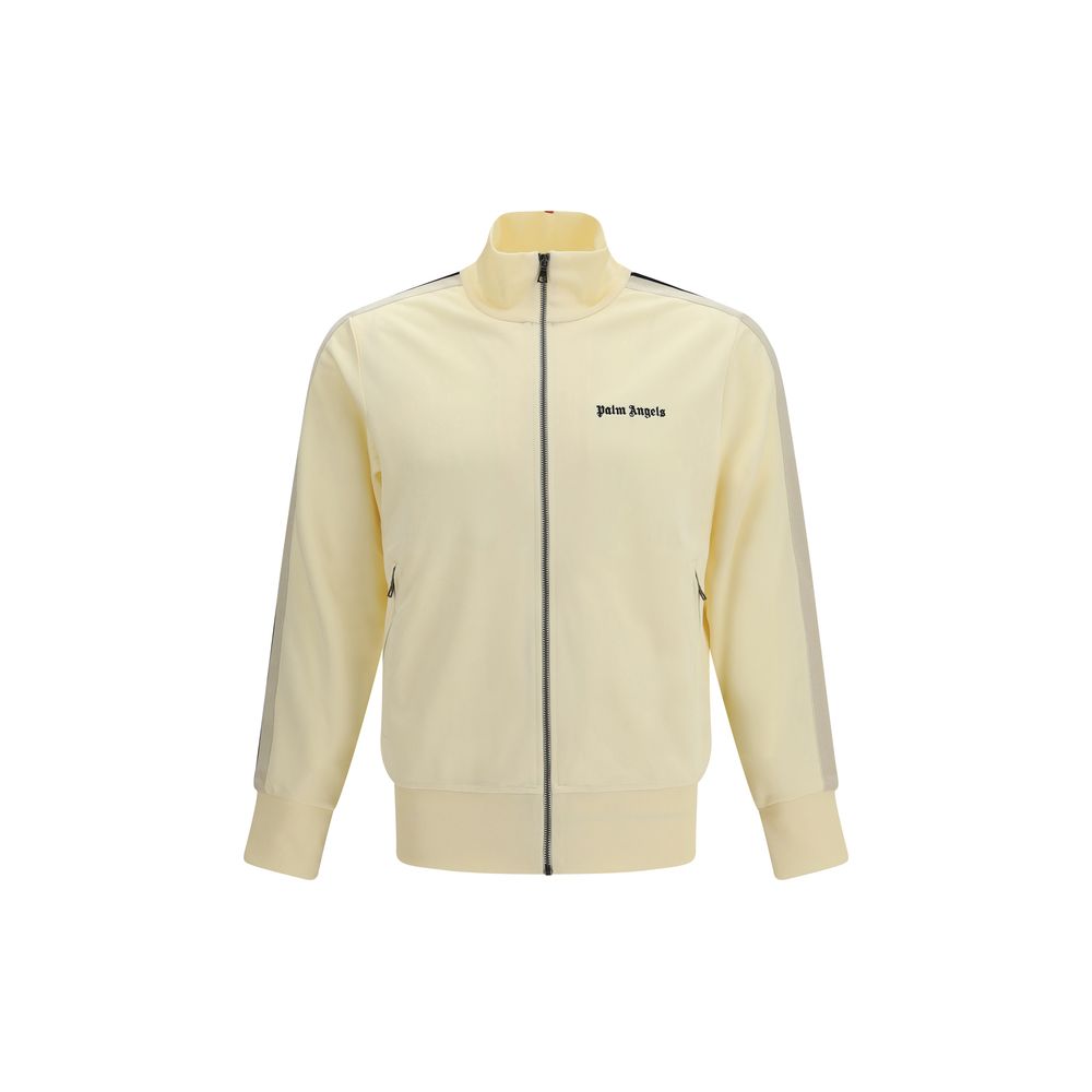 Palm Angels Beige Classic Logo Track Jacket