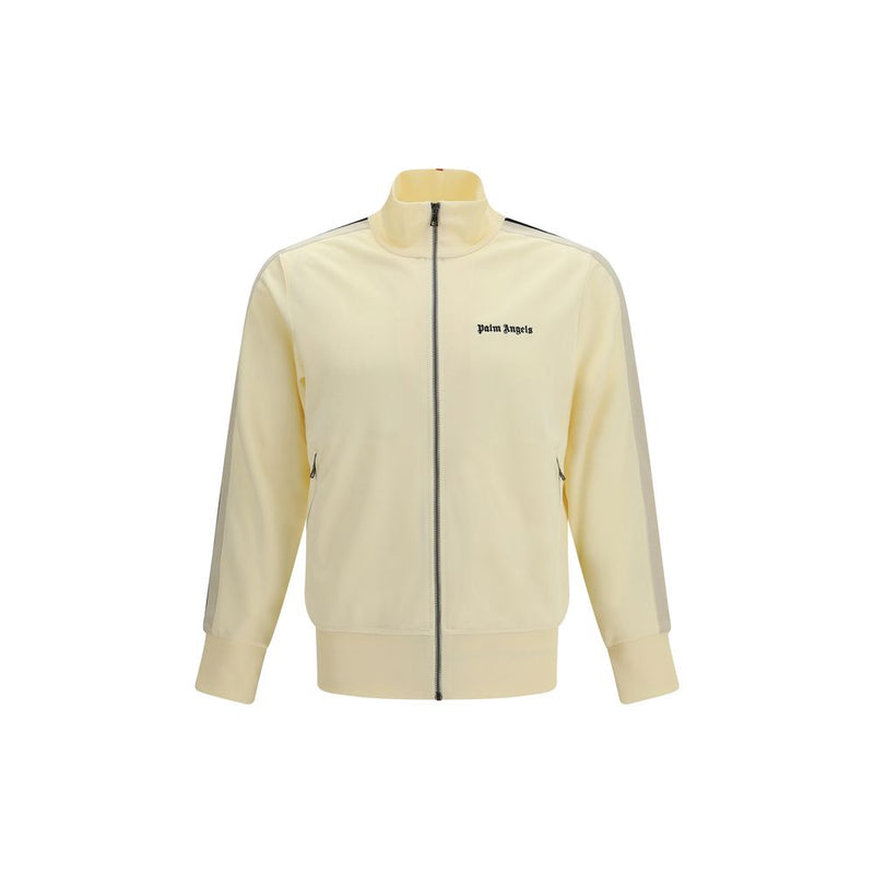 Palm Angels Beige Classic Logo Track Jacket