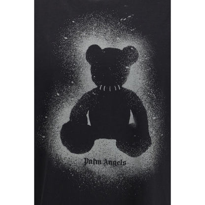 Palm Angels Black Cotton T-Shirt