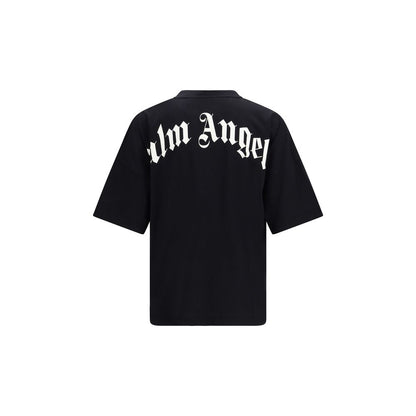 Palm Angels Black Cotton T-Shirt