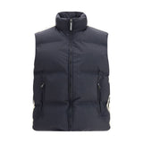 Palm Angels Black Polyamide Sleeveless Jacket