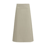 RIER Bicolor Cotton Skirt - Élégance Contemporaine