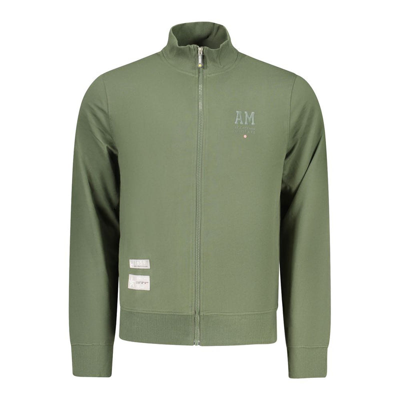 Accademia Militare Verde Cotton Sweatshirt for Men