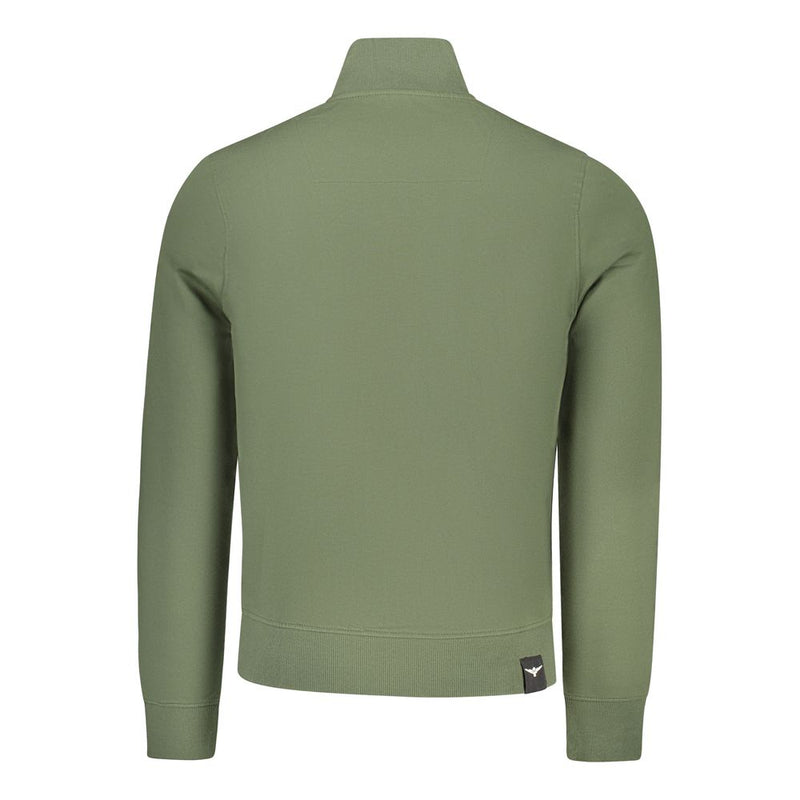 Accademia Militare Verde Cotton Sweatshirt for Men