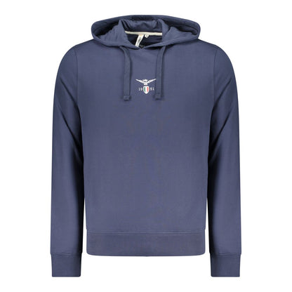 Accademia Militare Blue Cotton Men's Hoodie - Stylish & Comfortable