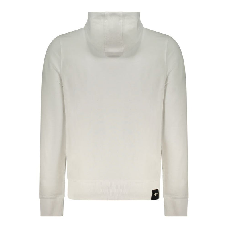 Accademia Militare White Cotton Men's Hoodie - Stylish Comfort