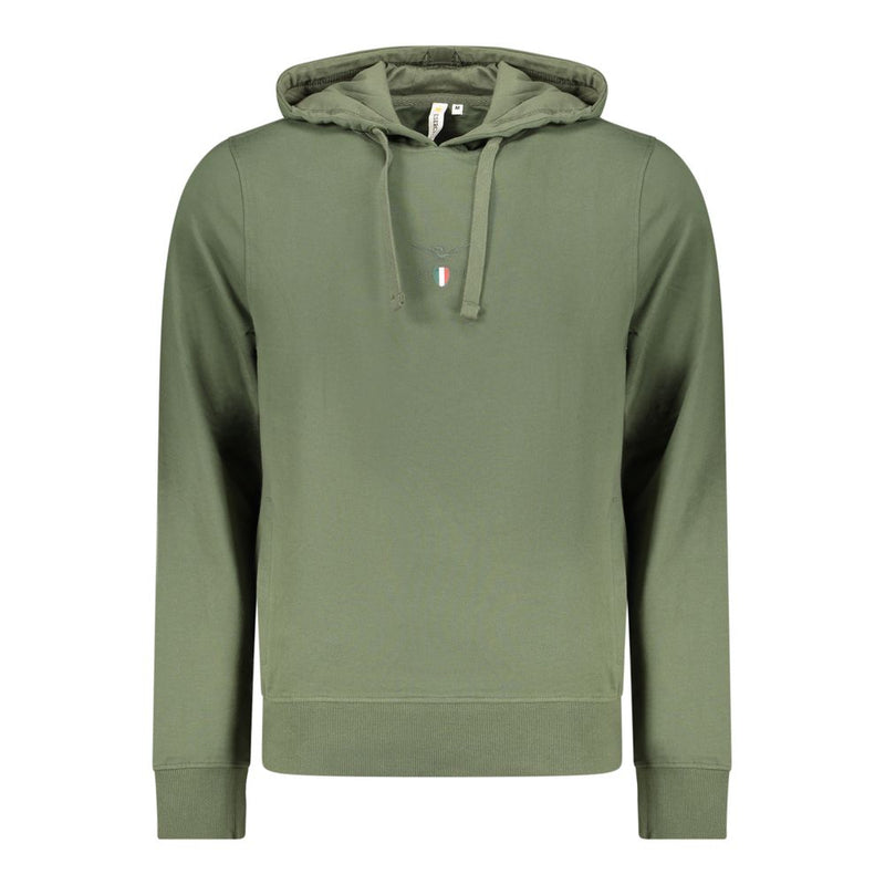 Accademia Militare Verde Cotton Men Hoodie - Urban Style Essential