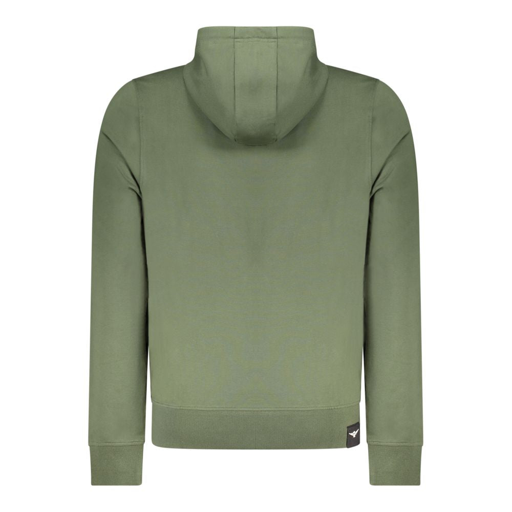 Hoodie Accademia Militare Vert en Coton pour Homme - Indispensable Urbain