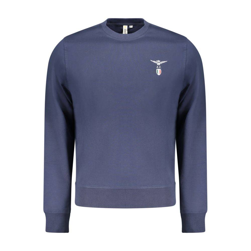 Accademia Militare Blue Cotton Men's Sweatshirt - Comfort & Style