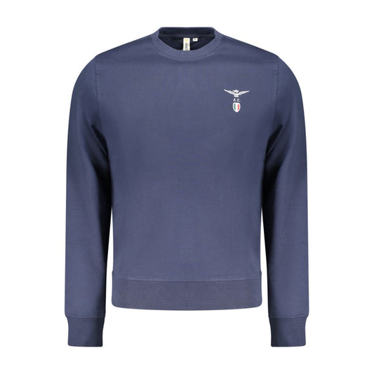 Accademia Militare Blue Cotton Men's Sweatshirt - Comfort & Style