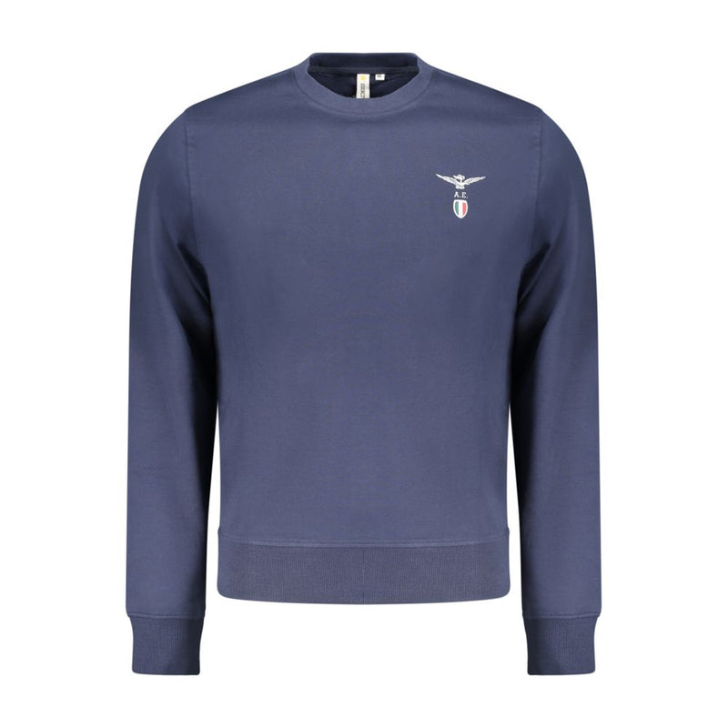 Accademia Militare Blue Cotton Men's Sweatshirt - Comfort & Style