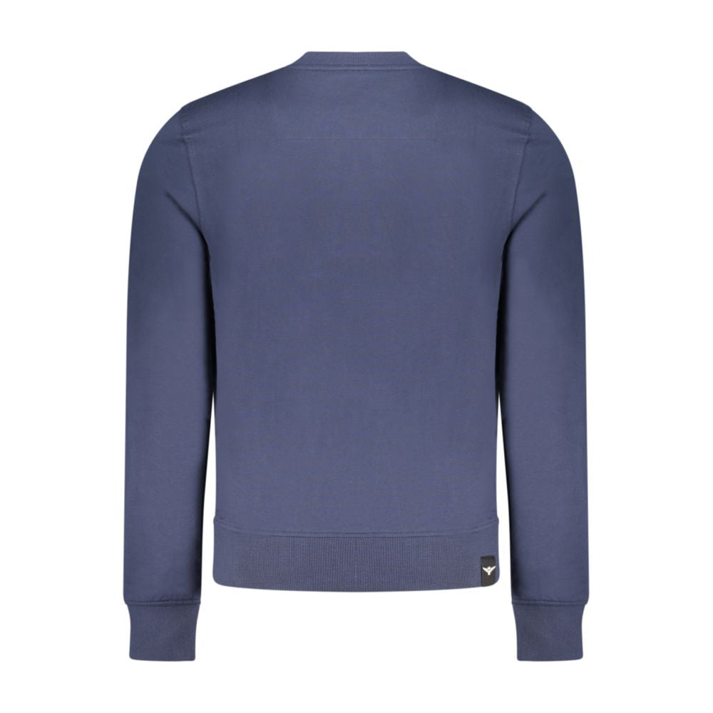 Accademia Militare Blue Cotton Men's Sweatshirt - Comfort & Style