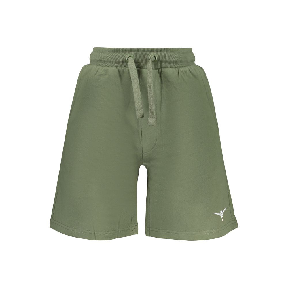 Accademia Militare Verde Cotton Men's Sports Shorts - Comfort & Style