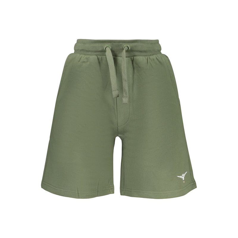 Accademia Militare Verde Cotton Men's Sports Shorts - Stylish Comfort