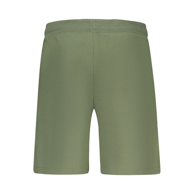 Accademia Militare Verde Cotton Men's Sports Shorts - Stylish Comfort