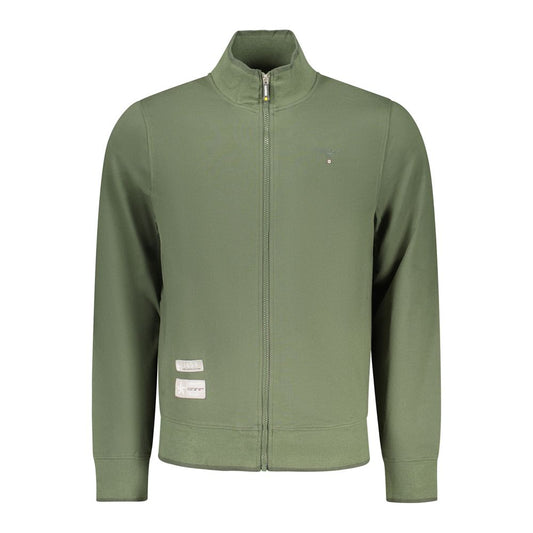 Accademia Militare Sweatshirt en Coton Vert pour Hommes - Élégant et Pratique