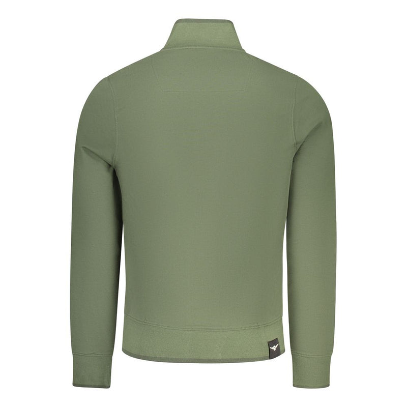 Accademia Militare Verde Cotton Men Sweatshirt - Stylish & Functional