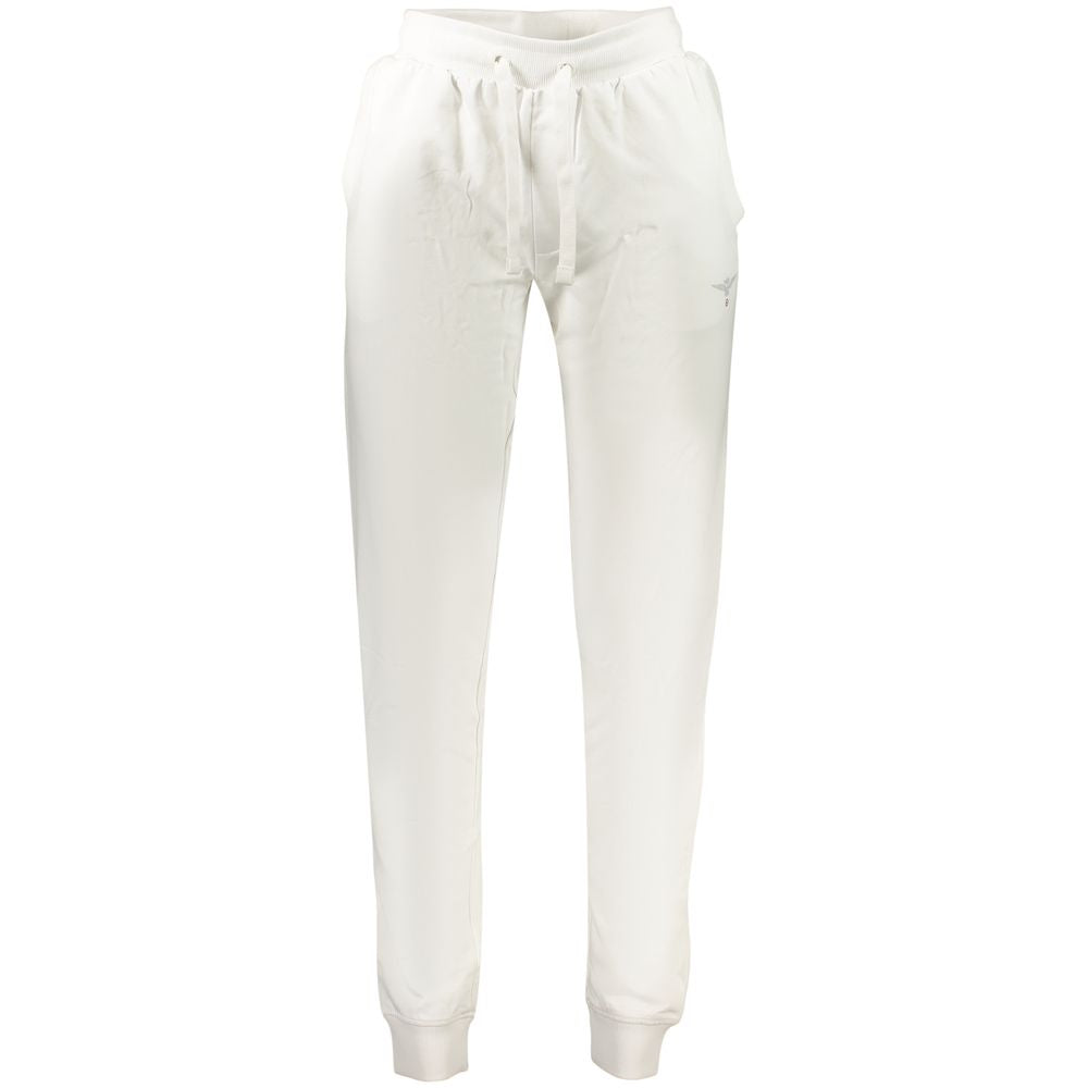 Accademia Militare White Cotton Men's Trouser - Stylish Sportswear