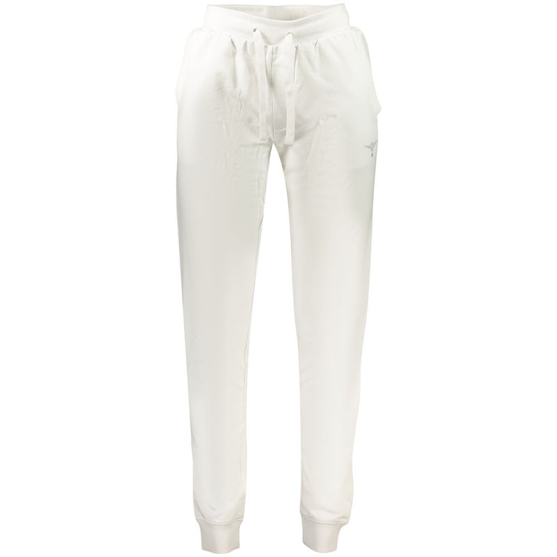 Accademia Militare White Cotton Men's Trouser - Stylish Sportswear