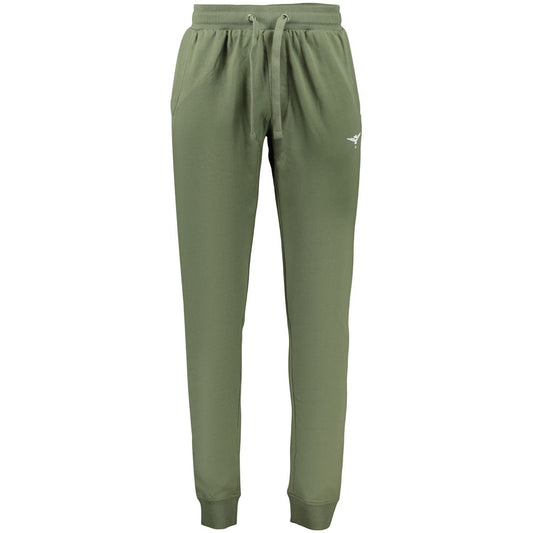 Accademia Militare Green Cotton Men Trousers - Stylish Sportswear
