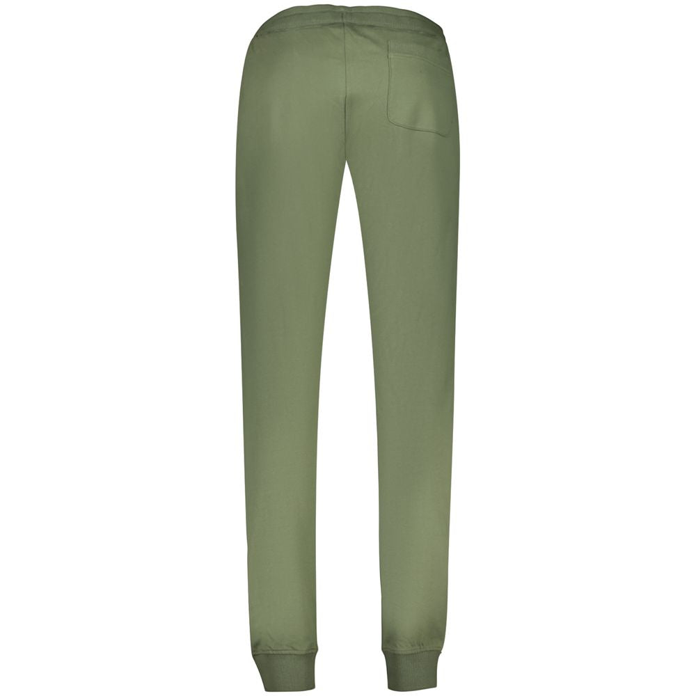 Accademia Militare Green Cotton Trousers for Men - Stylish Comfort