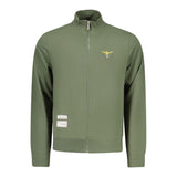 Accademia Militare Verde Sweatshirt en Coton pour Hommes - Élégance Décontractée