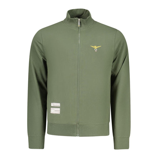 Accademia Militare Verde Sweatshirt en Coton pour Hommes